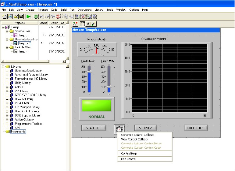 LabWindows/CVI Niveau 1